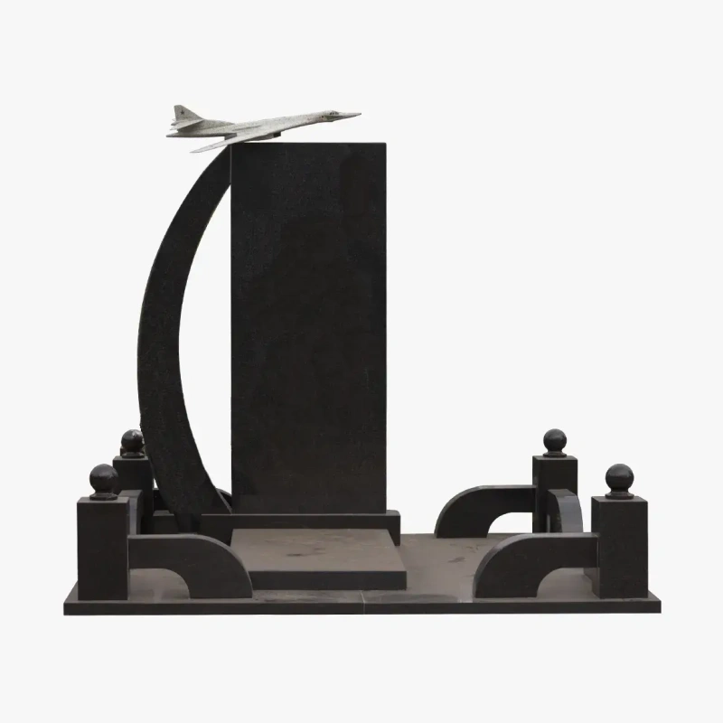 Ограда из гранита на могилу 14