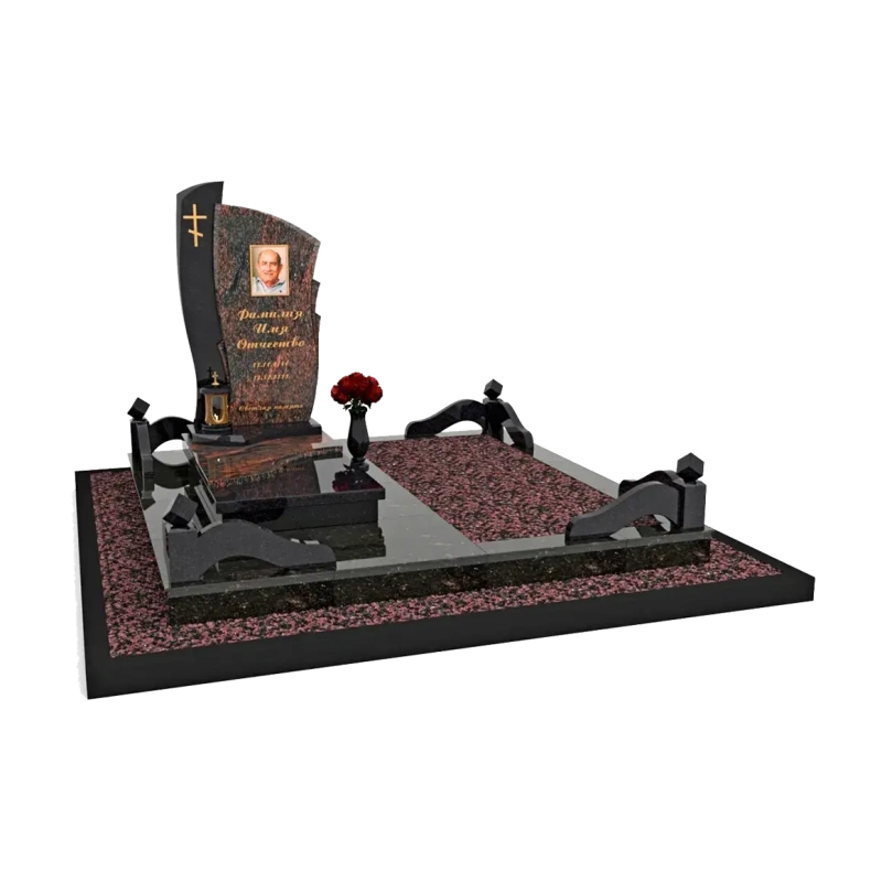 Мемориальный комплекс из гранита 22