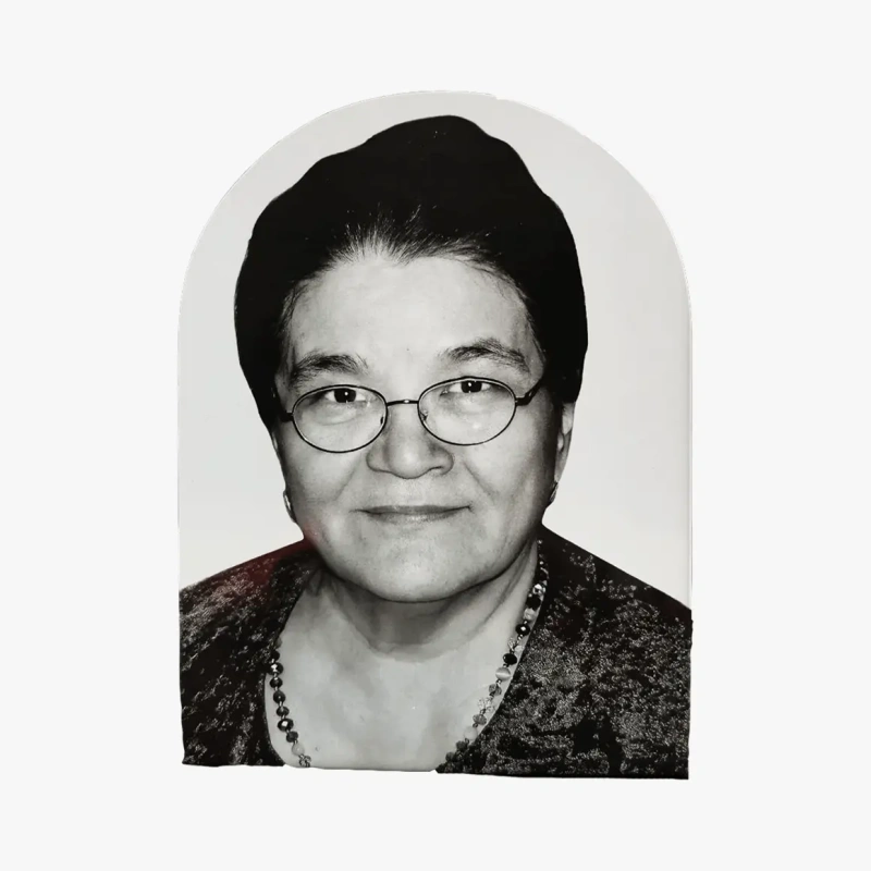 Табличка на могилу керам ч/б-3