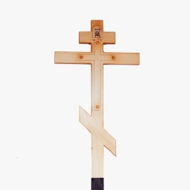 Крест на могилу из сосны С-3