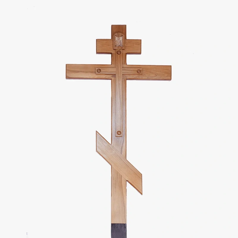 Крест на могилу из дуба Д-4