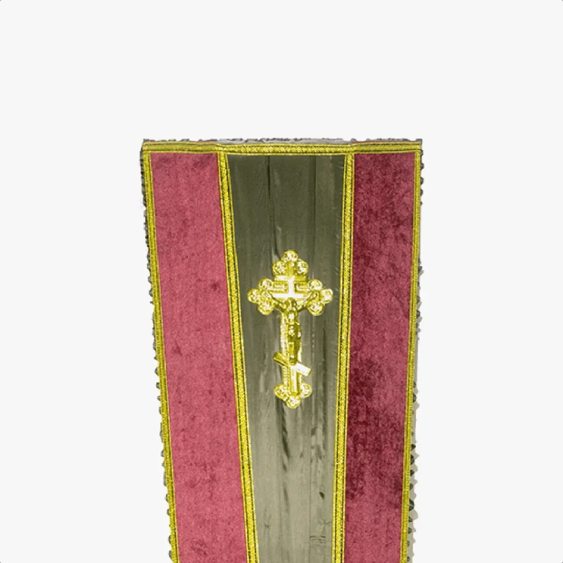 Гроб обитый тканью Т-5