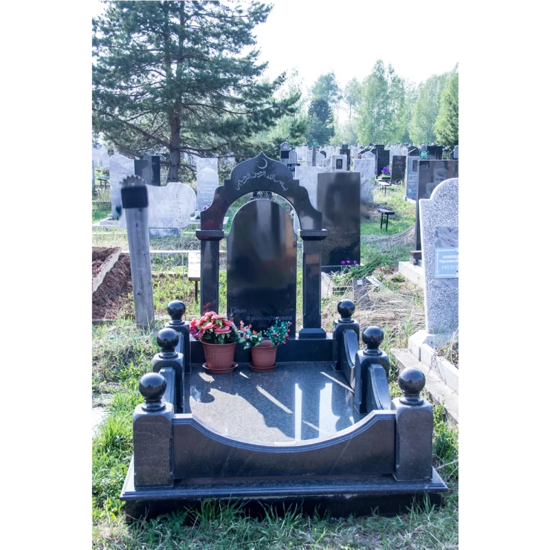 Ограда из гранита на могилу 10