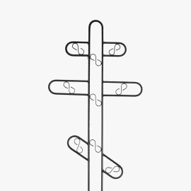 Крест на могилу из металла М-1